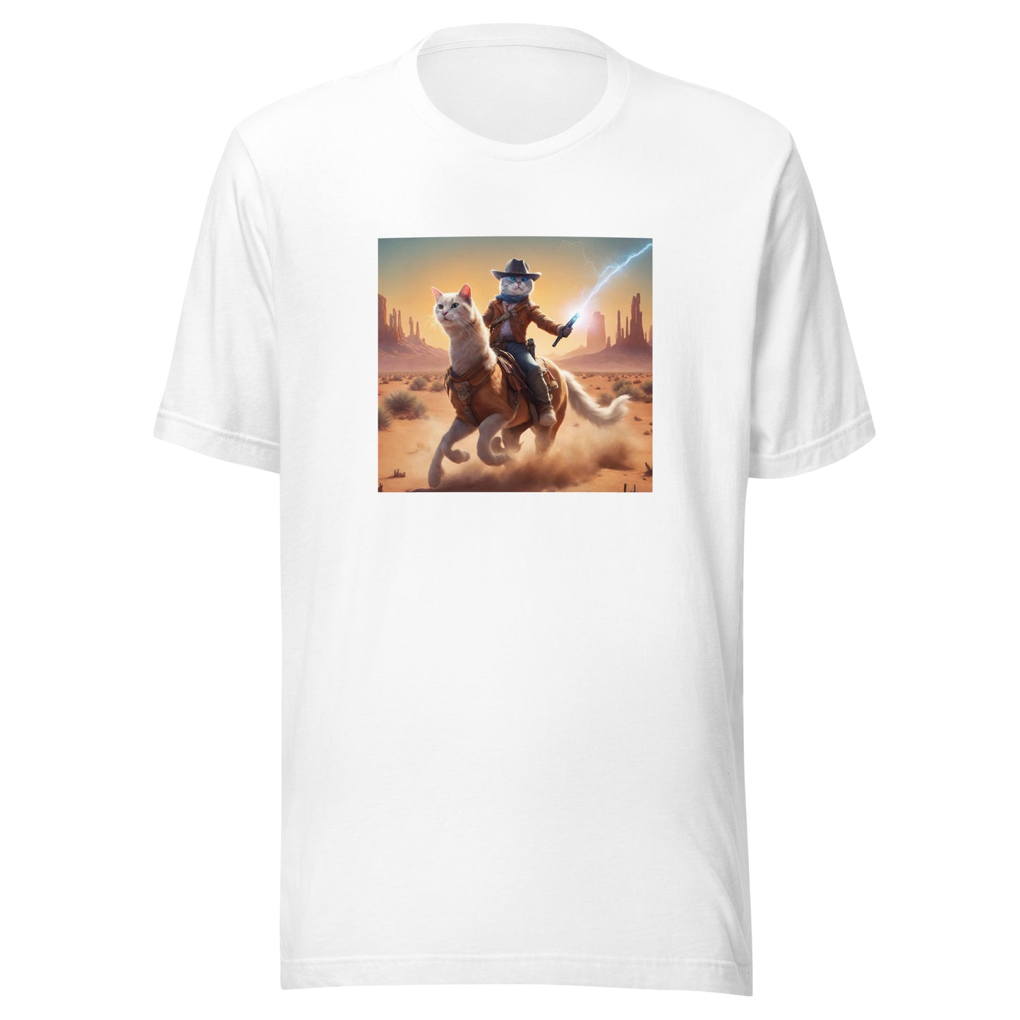 Light Saber Kitty Unisex t-shirt