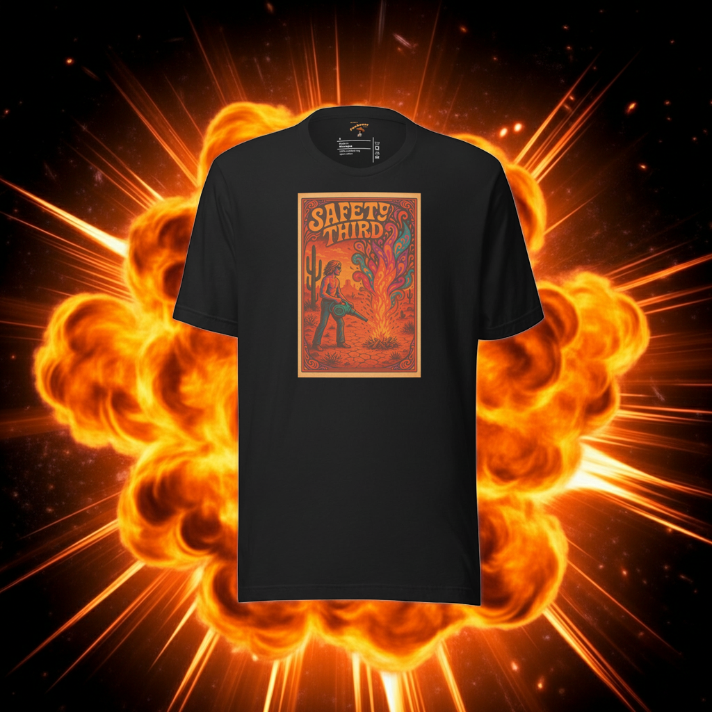 Safety Third - Desert Burnout™ - Unisex t-shirt