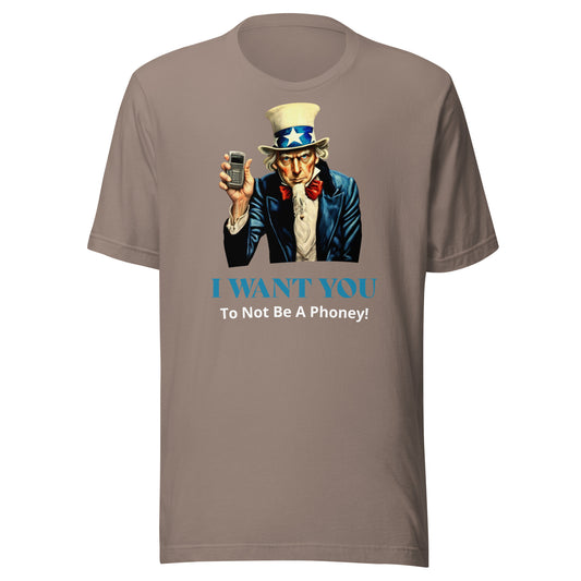 Uncle Sam Wants You! Unisex t-shirt