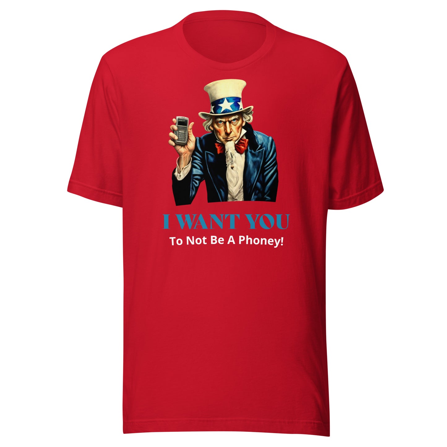 Uncle Sam Wants You! Unisex t-shirt